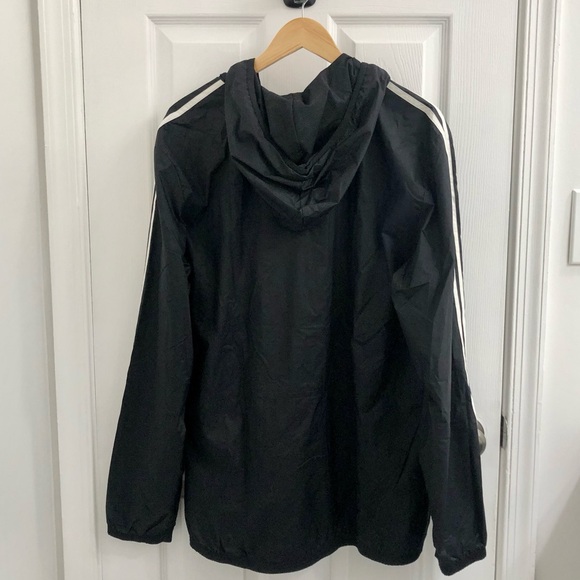 NWT Adidas Men's Black Windbreaker - Picture 2 of 3